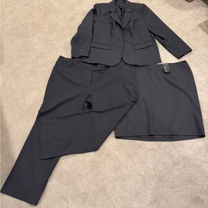 Lane Bryant Pinstripe Suit Set